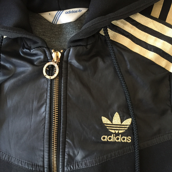 adidas gold suit